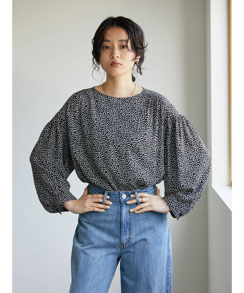 アメリカ通販ファッション セール 60%OFF】バックボタンジョーゼットブラウス(504532757 トップス