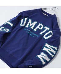 1111clothing/オーバーサイズ スウェット メンズ ビッグシルエット トレーナー レディース  ◆アーチ カレッジロゴ ビッグスウェット◆ トップス 長袖 アーチロゴ 袖プリン/504533610