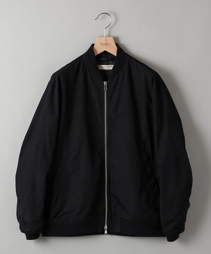 AOYAMA 【洋服の青山】ブルゾン メンズ 長袖 無地 フルジップ 黒