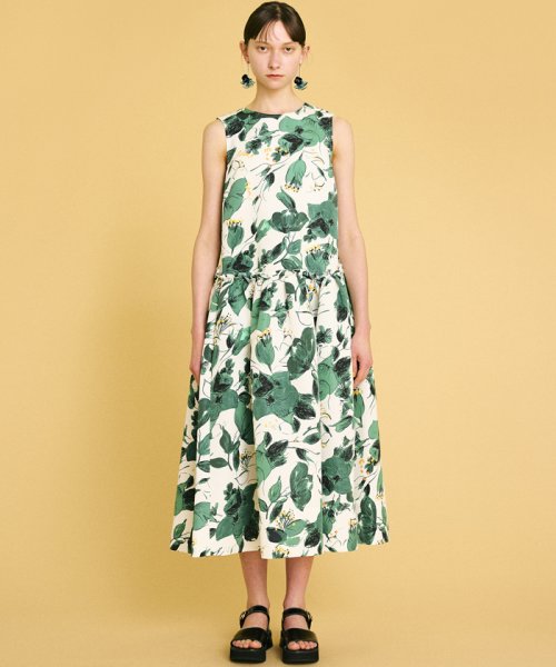 Summer Garden ギャザーワンピース ランバンオンブルー Lanvin En Bleu D Fashion