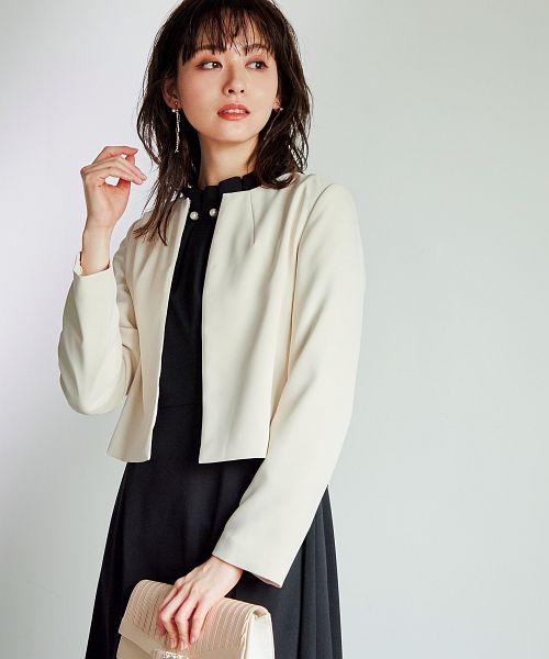 美品】アナイ セットアップ ワンピース ジャケット ノーカラー