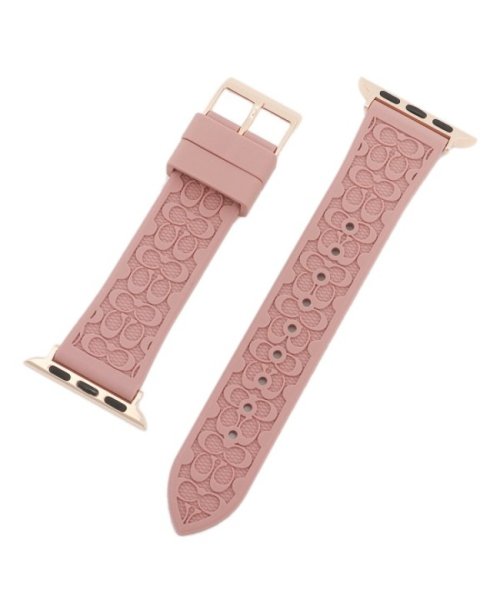 コーチ 時計用ベルト レディース アップルウォッチ 交換バンド 替えベルト38mm 40mm 対応 ピンク Coach ラバー コーチ Coach D Fashion