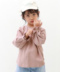 devirock/袖口タック 長袖Tシャツ 子供服 キッズ 女の子 長袖Tシャツ ロンT 綿100% 吸汗/504535426