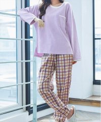 TeddyShop/ルームウェア レディース 可愛い 長袖 上下セット 春秋 パンツ トップス セットアップ ゆったり パジャマ 部屋着/504537082