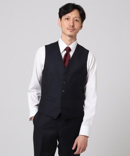 【Sサイズ～】シャドーオルタネイトストライプ ベスト