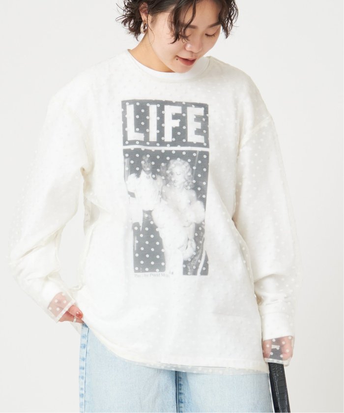 Spick & Span フロッキードット プルオーバー◇