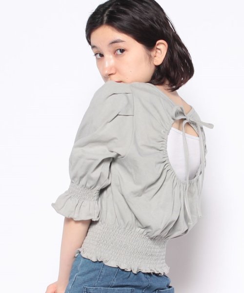 セール70 Off Majestic Legon マジェスティックレゴン バックオープンシャーリングトップス マジェスティックレゴン Majestic Legon D Fashion