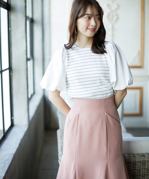セール 30 Off ボリュームパフスリーブカットソー ナチュラルビューティーベーシック Natural Beauty Basic D Fashion