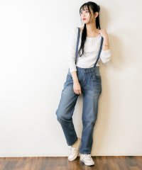 atONE/アットワン atONE サスペンダー付きサルエルデニム/504542603