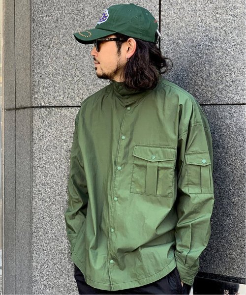 【IHATOV / イーハトーブ】HIGH NECK SNAP SHIRT