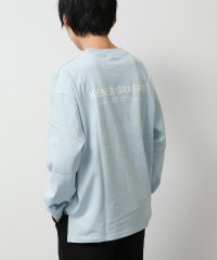 KENES GRAFFITI/ポケット付バックプリントロングTシャツ/504543352