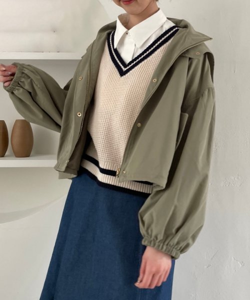 セール アンニュイフードブルゾン マジェスティックレゴン Majestic Legon D Fashion