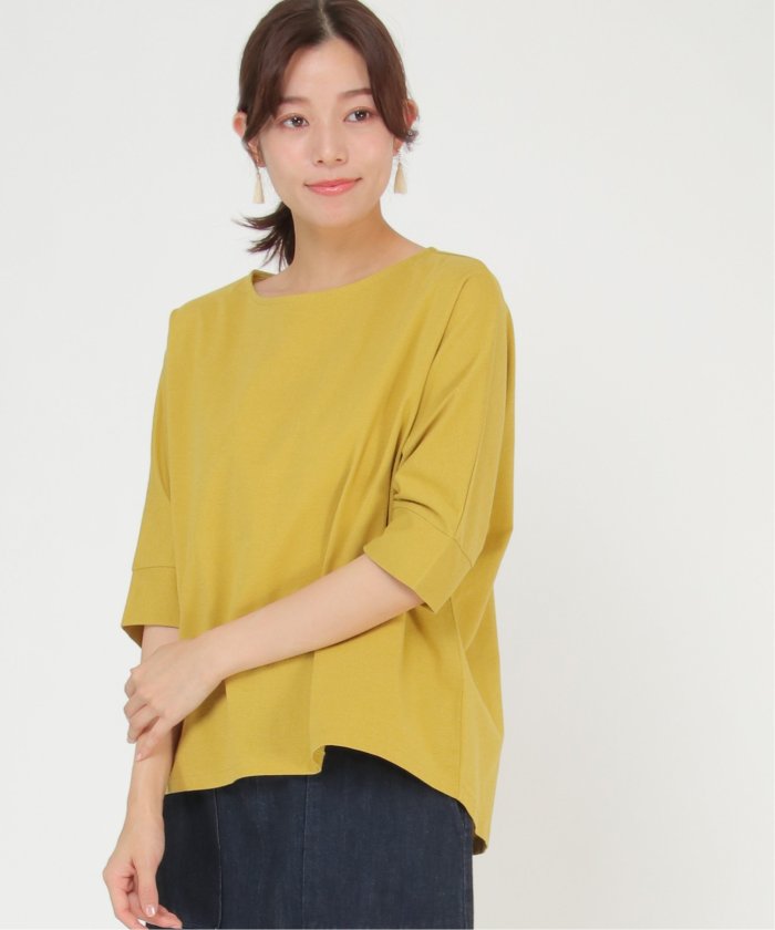 クーポン】【セール10%OFF】梨地ジョーゼットドルマンプルオーバー