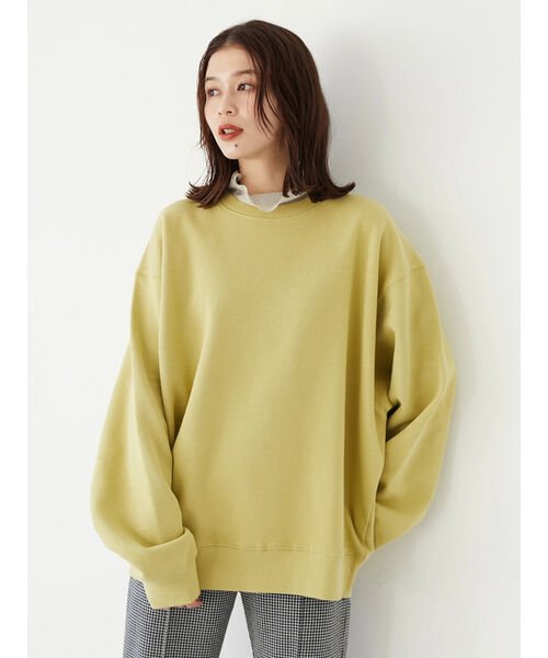 クーポン セール64 Off オーバーサイズ裏毛トレーナー グリーンパークス Green Parks D Fashion