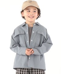 SHIPS KIDS/SHIPS KIDS:ルーズ スナップ シャツ ジャケット(100～130cm)/504548681