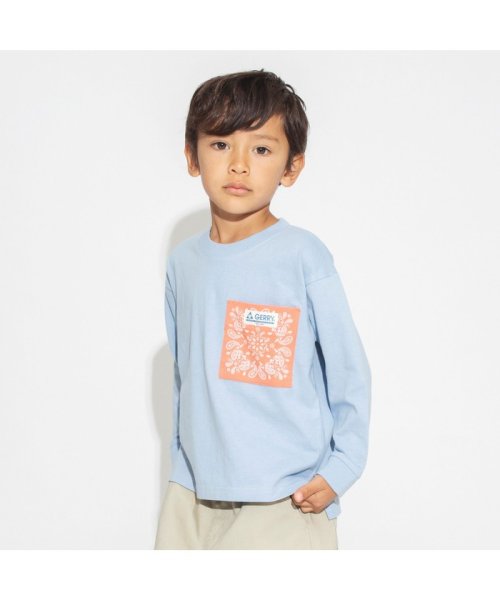 セール】【GERRYコラボ】ポケットつき長袖Tシャツ(504550032) | ブランシェス(branshes) - d fashion セール】【GERRYコラボ】ポケットつき長袖Tシャツ(504550032) | ブランシェス(branshes) - d fashion