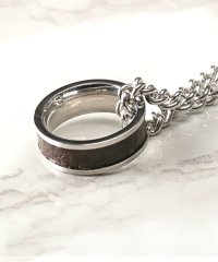 LUXSTYLE/ラグスタイル LUXSTYLE レザーリングネックレス/ネックレス メンズ レディース チェーンネックレス リング レザー/504441453