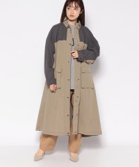 MICA&DEAL/A－line flare light coat/504533798