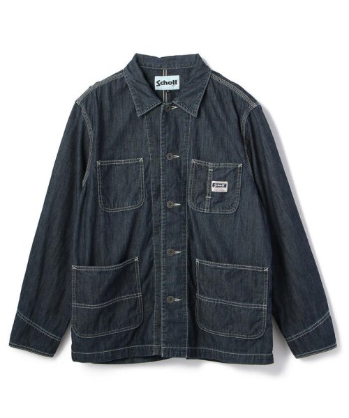 CHAMBRAY WORK COVER ALL/シャンブレー ワーク カバーオール