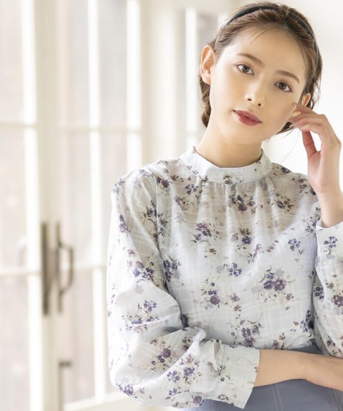 セール 袖タックシアーブラウス ミッシュマッシュ Misch Masch D Fashion セール 袖タックシアーブラウス ミッシュマッシュ Misch Masch D Fashion