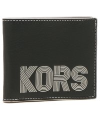 MICHAEL KORS/マイケルコース アウトレット 二つ折り財布 クーパー ブラック グレー メンズ レディース MICHAEL KORS 36H1LCOF1X BLK/GREY/504553503