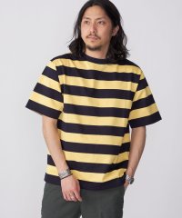 SHIPS MEN/SHIPS STANDARD: SUVIN/PIMA ベーシック ボーダー Tシャツ/504554068