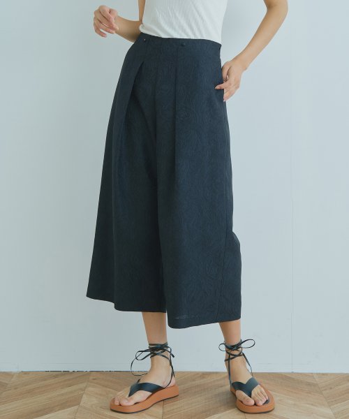 「WHYTO. / ホワイト」リネンライクトラウザー"Linen Like Trouser"