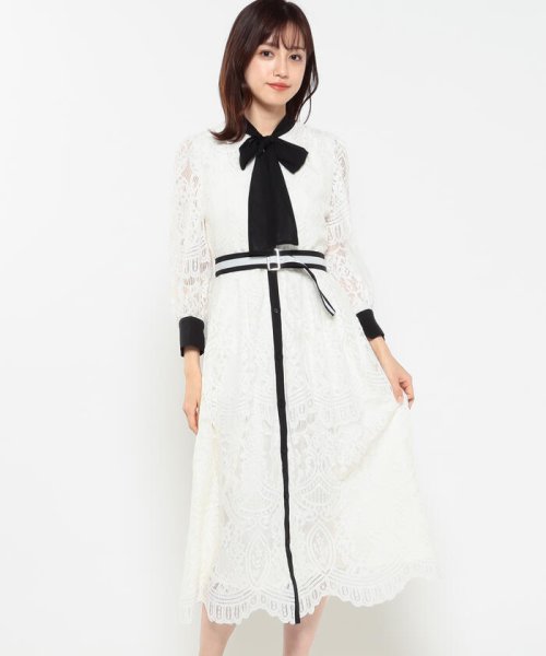 セール レースボウタイワンピース ミッシュマッシュ Misch Masch D Fashion