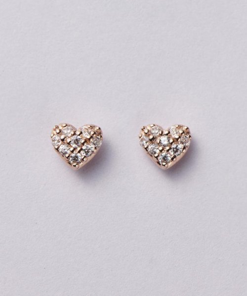 ダブルハート ピアス サマンサシルヴァ Samantha Silva D Fashion