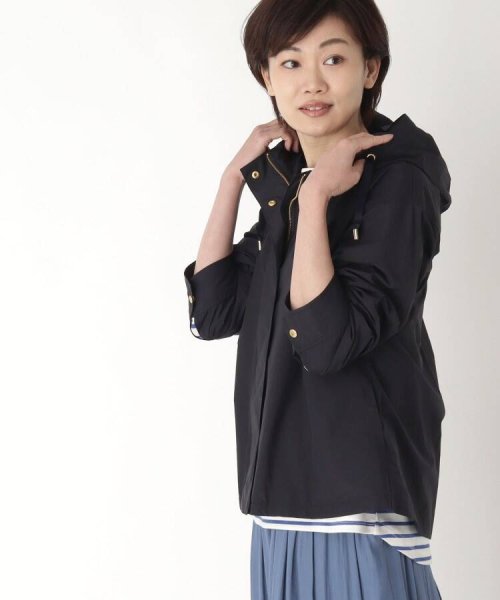 【洗える】便利なフード付きブルゾン