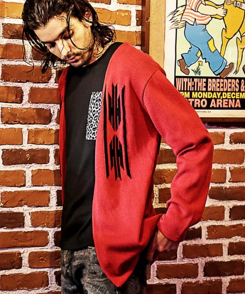 ジャガード柄カーディガン ラトルトラップ Rattle Trap D Fashion
