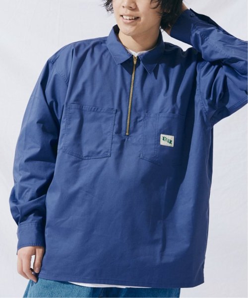 【KEY/キー×JOURNAL STANDARD】別注 ハーフジップ カラーシャツ