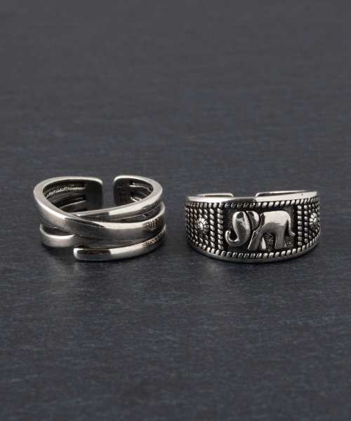  シルバーリング 指輪 レトロ  銀 サイズ調整可 メンズ