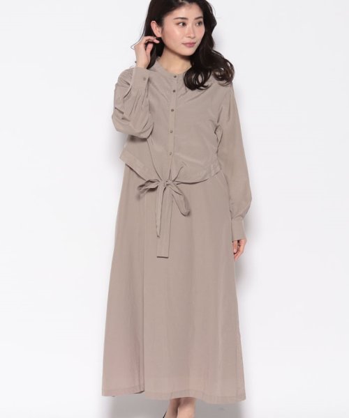 セール クロップドシャツ ノースリーブワンピース ルーニィ Lounie D Fashion セール クロップドシャツ ノースリーブワンピース ルーニィ Lounie D Fashion