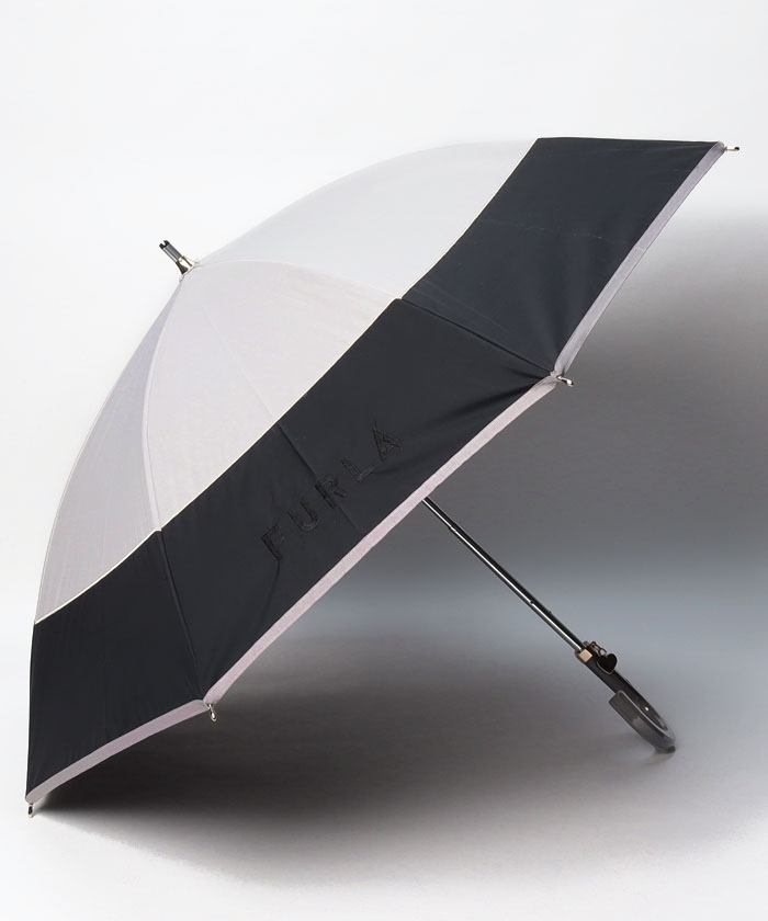 晴雨兼用日傘 ”カラーブロック×ビッグロゴ” 価格は安く 最安値挑戦 MOONBAT ムーンバット