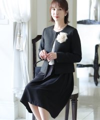 PourVous/プールヴー PourVous レースワンピースフォーマルツイード＆卒業式ノーカラージャケットクルーネックセレモニースーツ ワンピース パーティードレス 20代 /504527152
