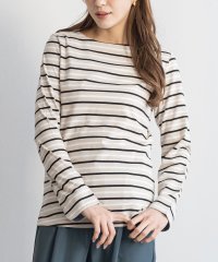 mili an deni/レディース トップス Tシャツ ボーダー 7分袖 ボートネック/501299927