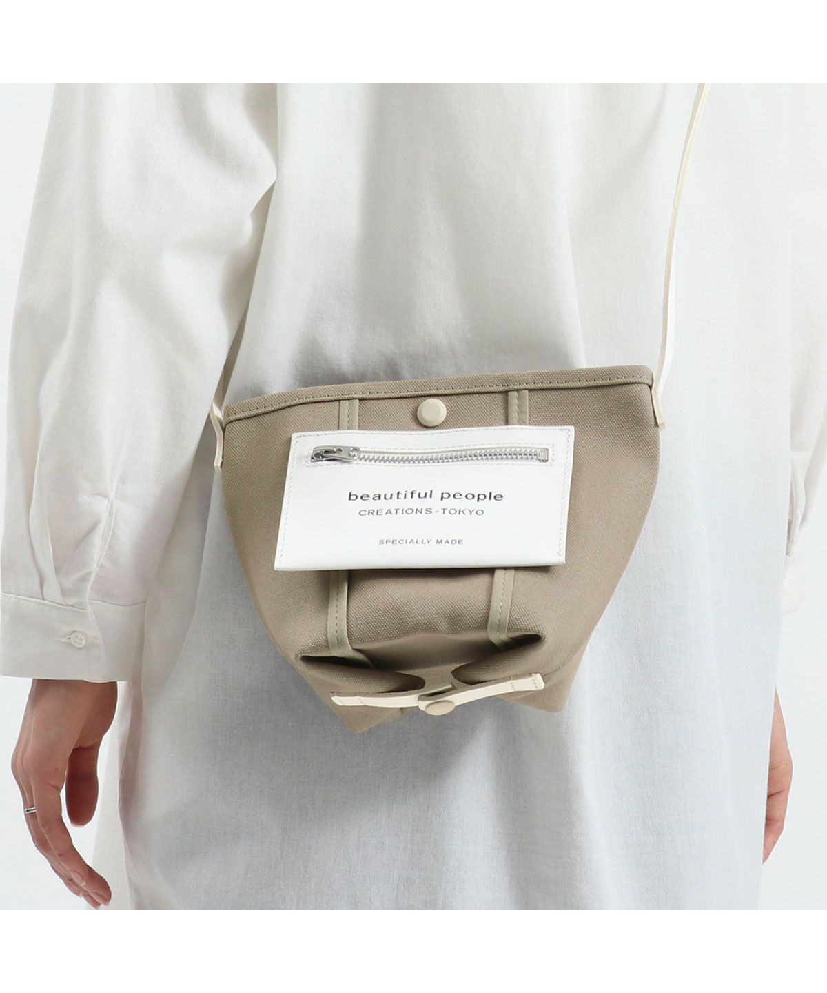 ビューティフルピープル バッグ beautiful people lining logo pocket ...