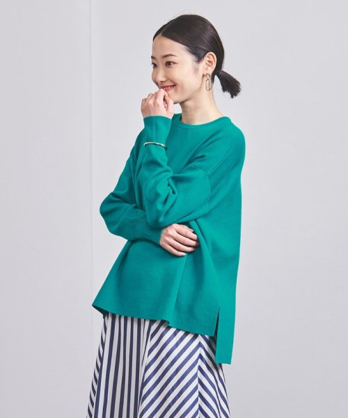 <UNITED ARROWS>C/R SMT スリット ニット W