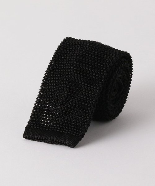 <NICKY(ニッキー)>6.5cm ニット ソリッド スクエア ネクタイ