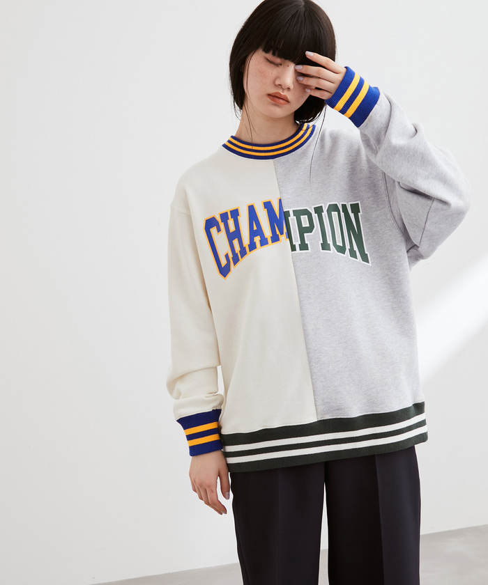 セール】【WEB限定】【champion】REMAKE LIKE SWEAT(504560674