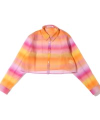 atmos pink/アトモスピンク グラデーション ショートシャツ/504561946