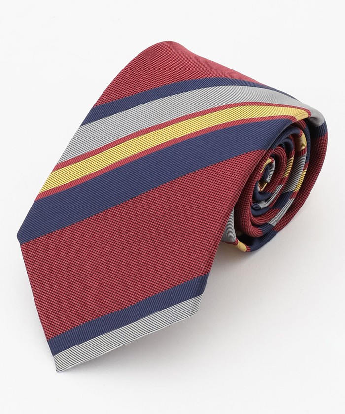 【極美品】FRANCO BASSI　ネクタイ　GOLDEN 80 レジメンタル 極美品】FRANCO BASSI ネクタイ GOLDEN 80 レジメンタル - メルカリ