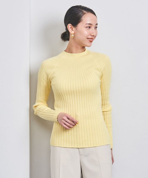＜UNITED ARROWS＞C リブ ハイネック ニット W