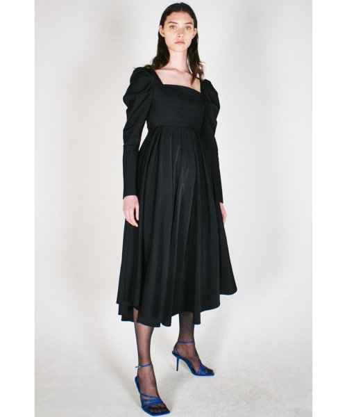 Textured Empire Dress