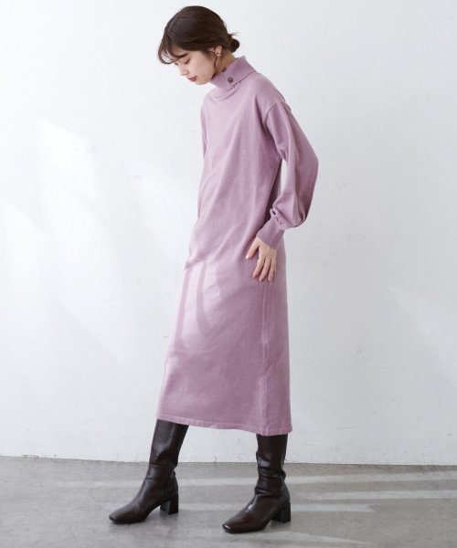 セール Every Very Nice Claup Mayukoさんコラボお上品ニットワンピース ナイスクラップ アウトレット Nice Claup Outlet D Fashion