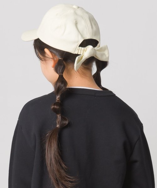 セール10 Off Omnes キッズ Uvカット後ろリボンキャップ 帽子 オムネス Omnes D Fashion