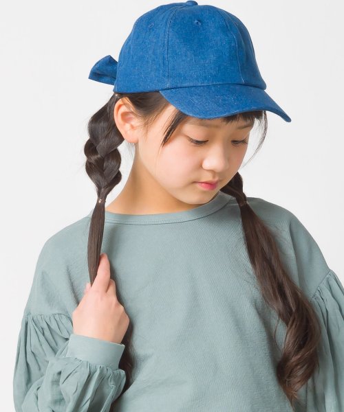 クーポン】【OMNES】キッズ UVカット後ろリボンキャップ 帽子(504563949) | オムネス(OMNES) - d fashion