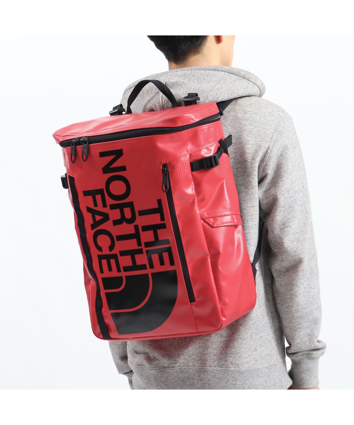 The north face リュック　赤