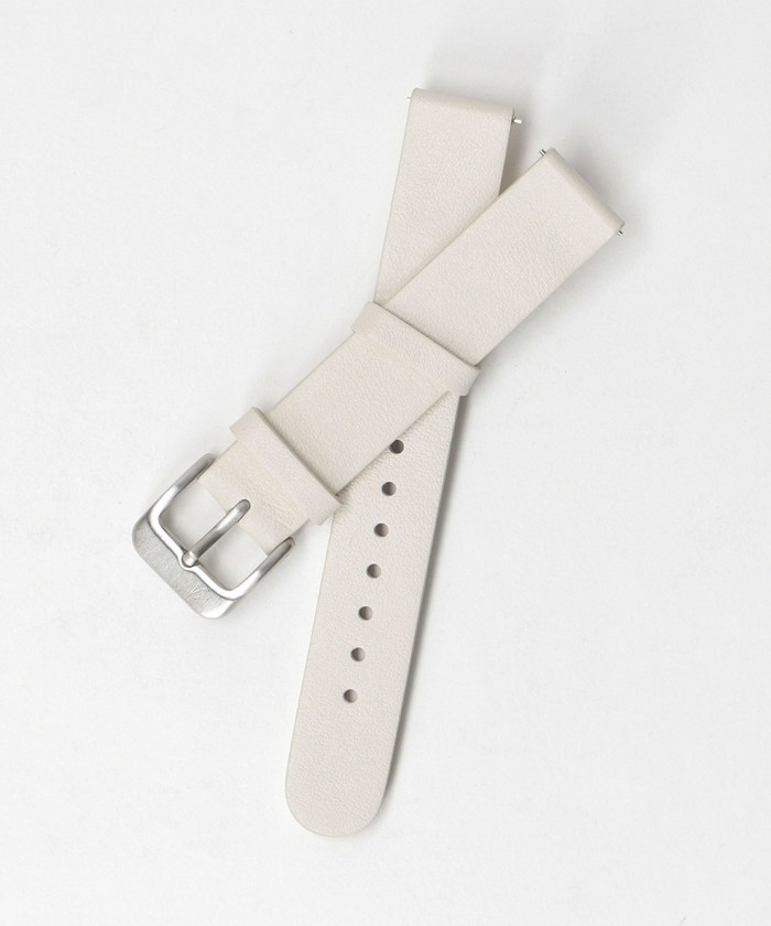 MAVEN WATCHES＞34mm交換用レザーベルト/シルバーカラー2
